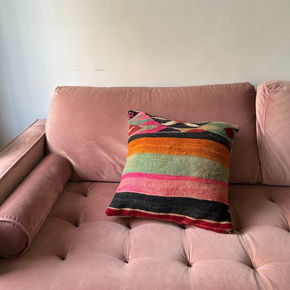 Colorful Turkish pillowcase